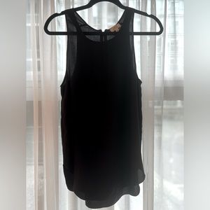 Wilfred long black sleeveless blouse M